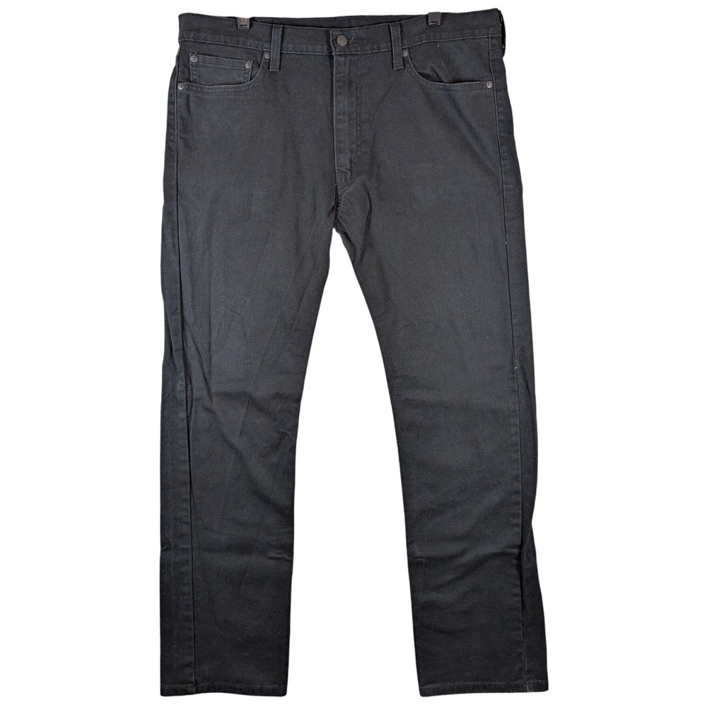 Levi's 513 Slim Fit Jeans Black Stretch Denim Modern Casual Mens W38 L32